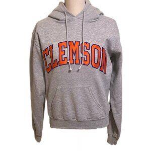 Clemson Champion Gray Hoodie with "CLEMSON" on Front Size XS